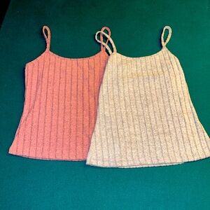 Two soft crop camis